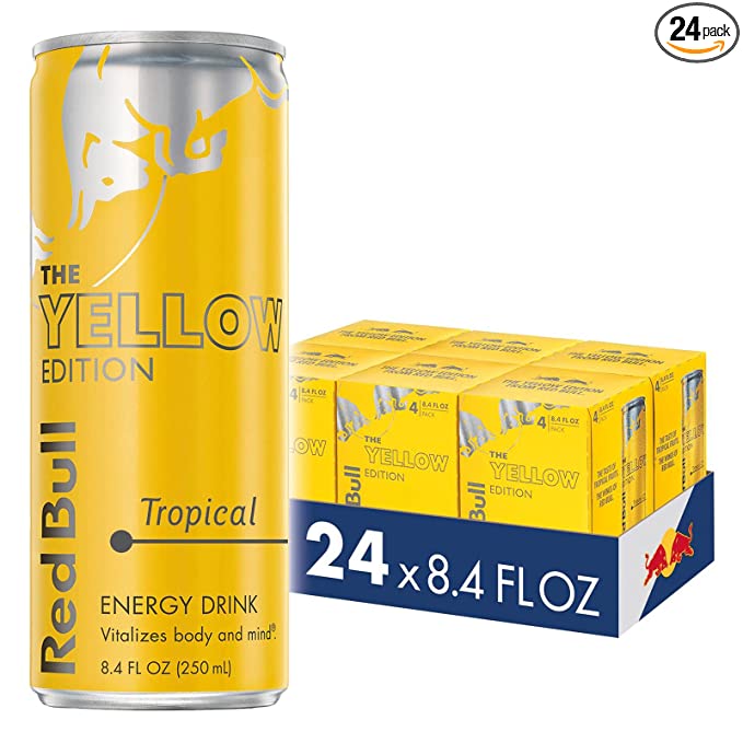 Red Bull Yellow Edition Tropical Energy Drink