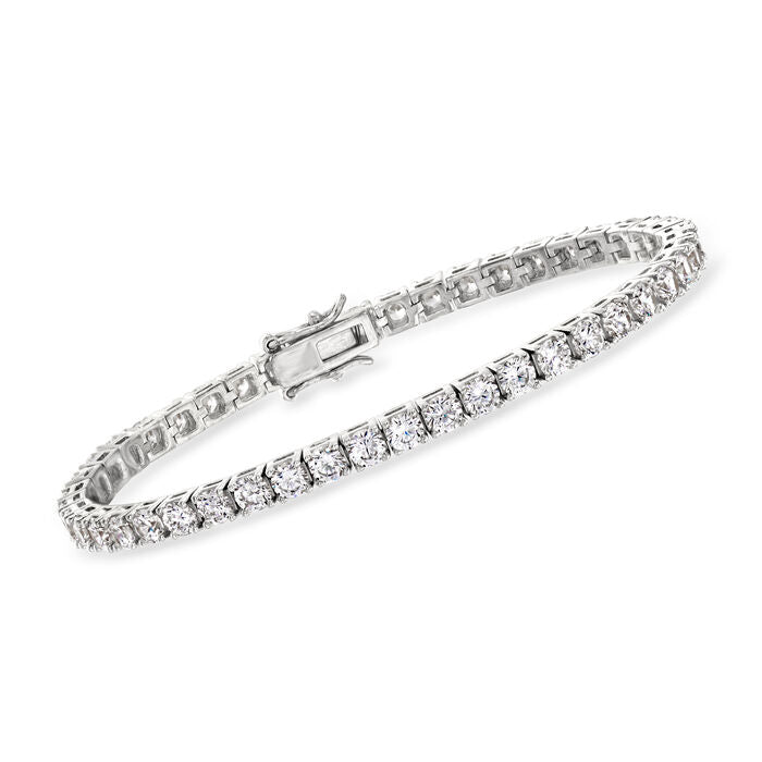 CZ Tennis Bracelet in Sterling Silver