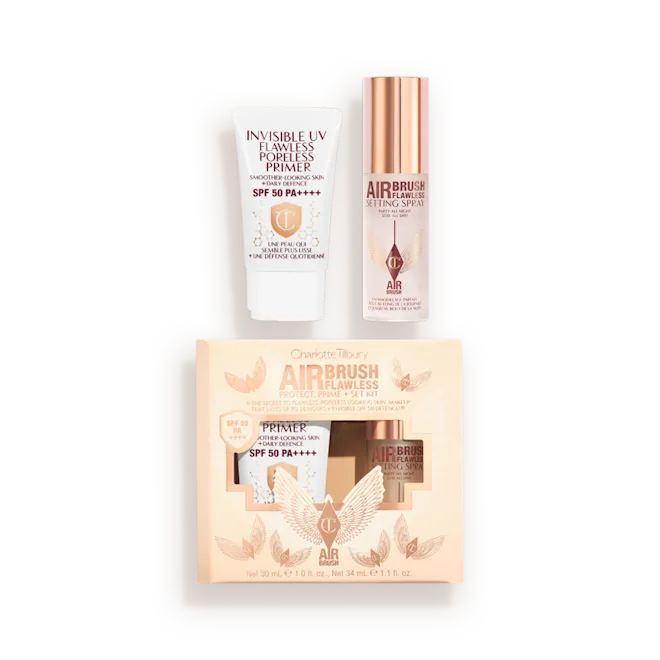 AIRBRUSH FLAWLESS PROTECT, PRIME & SET KIT