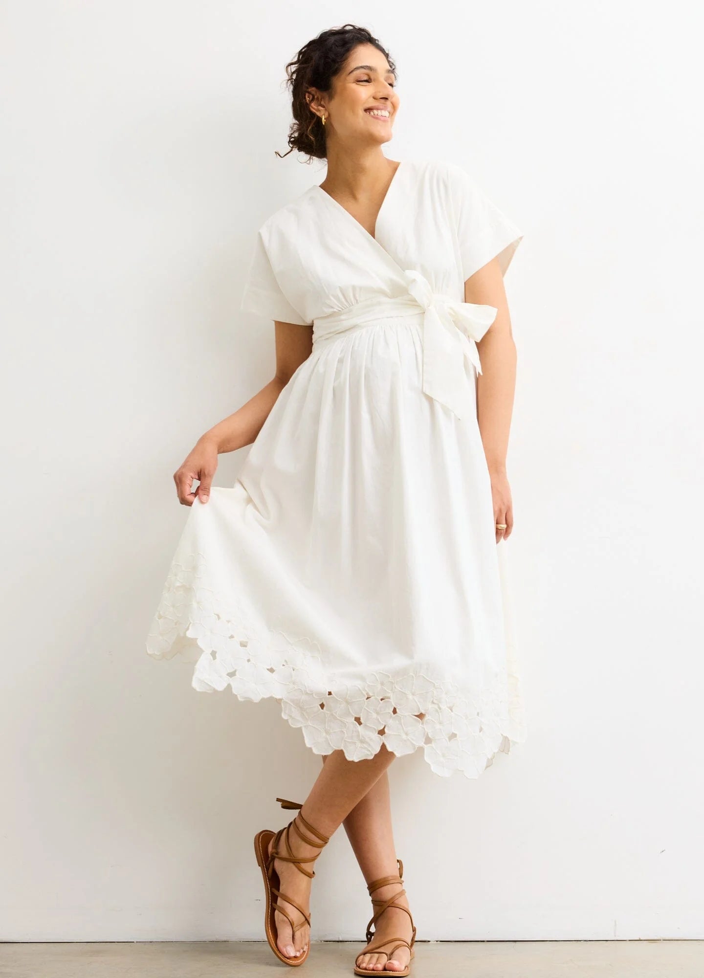 The Floral Embroidered Carolina Dress