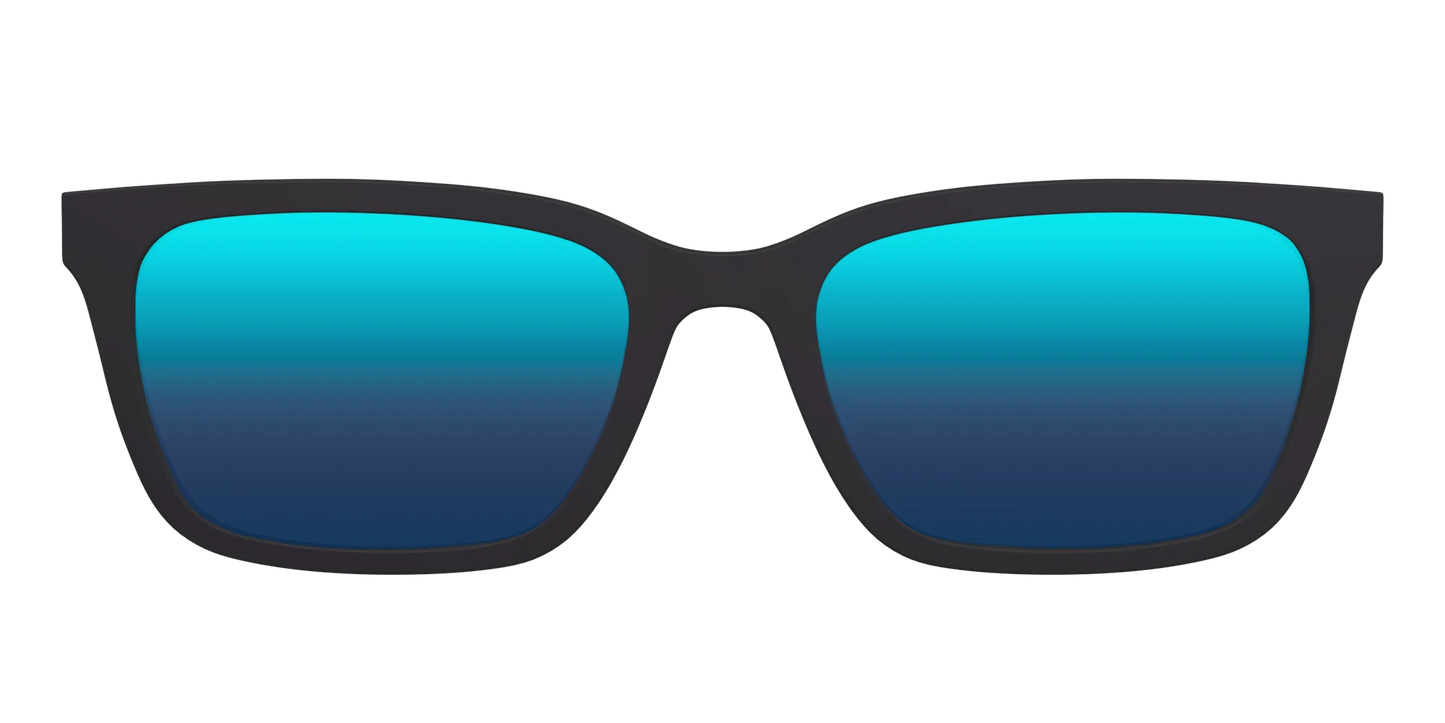 Blue Reflective Sun Top