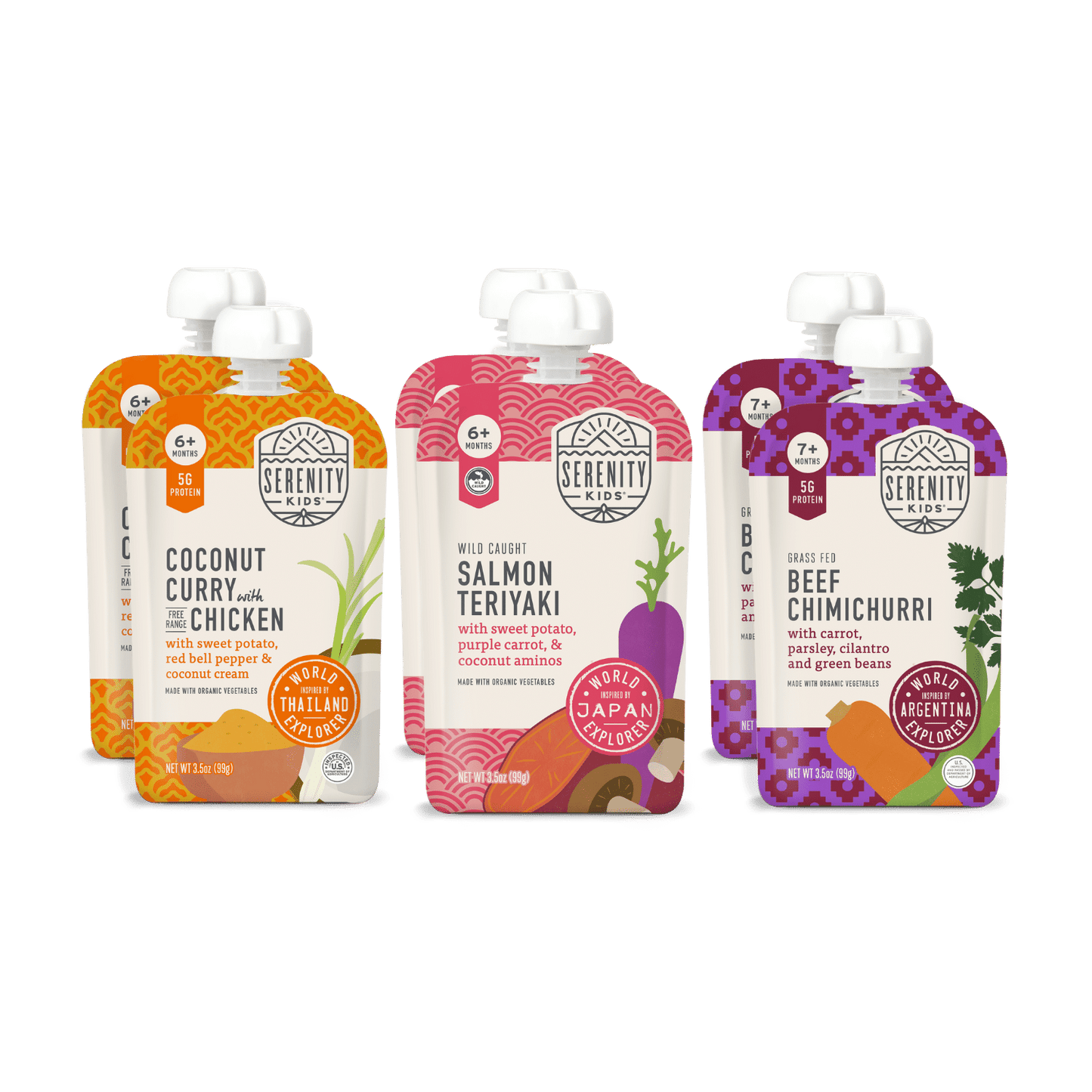 World Explorers Baby Food Variety Pack