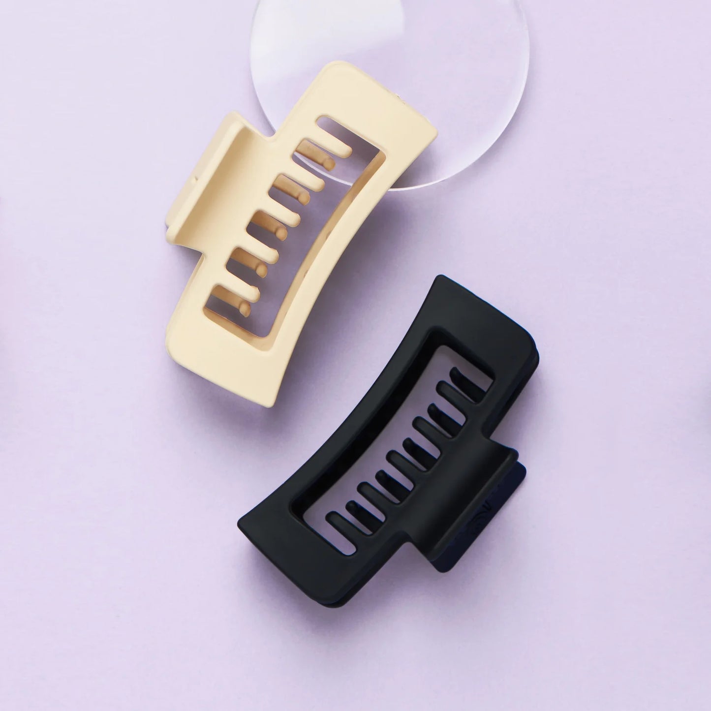 GIMME-Double Claw Clip Duo - Black & Tan