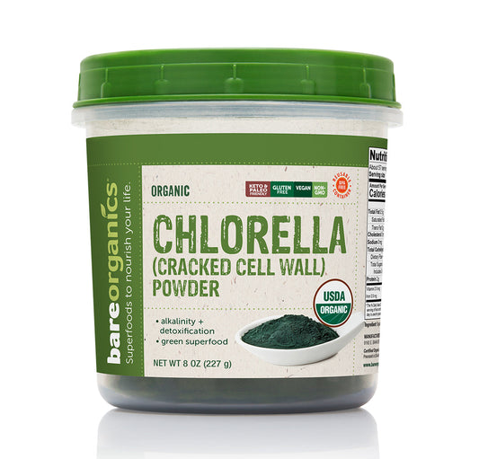 BareOrganic Chlorella Powder
