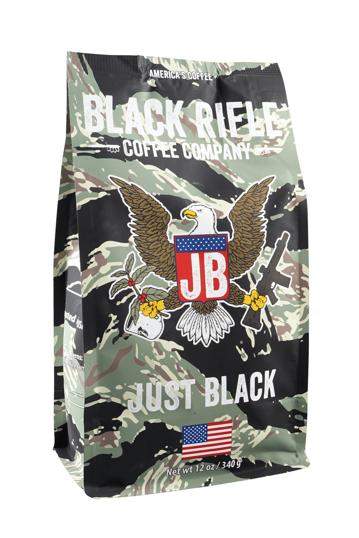 JUST BLACK ROAST - 12 OZ. BAG