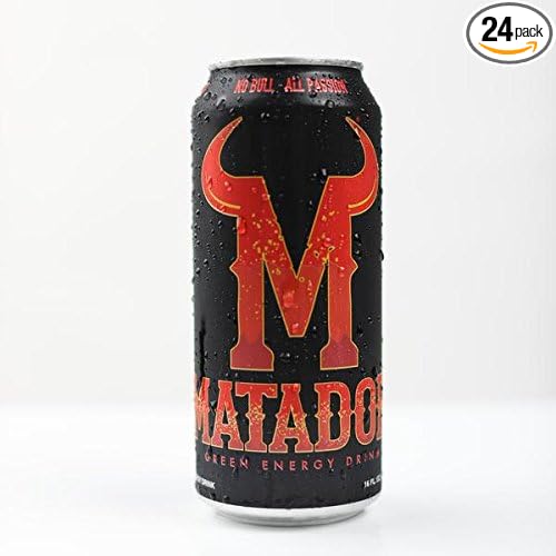 Matador Green Energy Drink 16oz (Pack of 24)