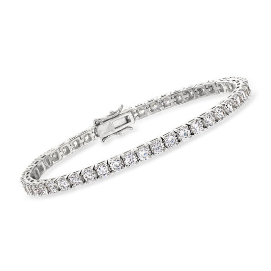 CZ Tennis Bracelet in Sterling Silver