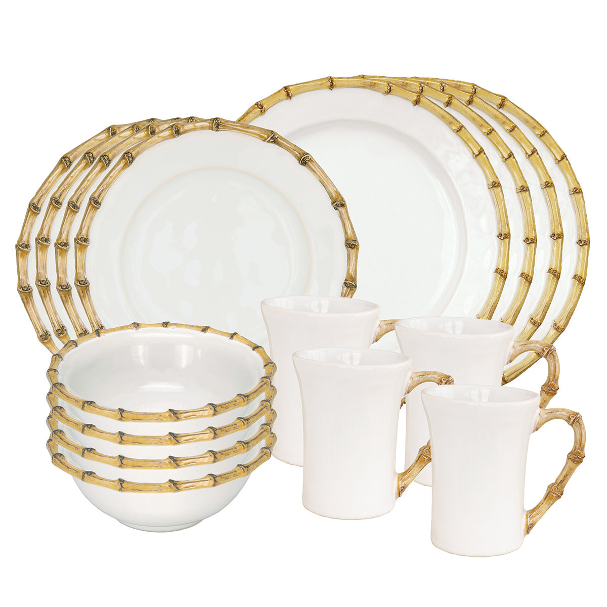 Bamboo 16pc Setting