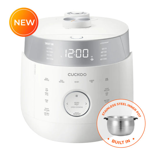6-Cup   IH   Twin   Pressure   Rice   Cooker   with   Stainless   Steel   Inner   Pot
