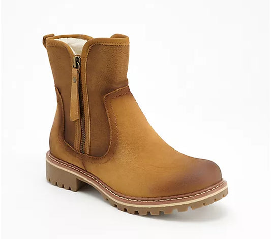 Spring Step Cozy-Lined Ankle Boots - Jovany
