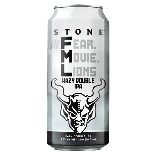 STONE ///FEAR.MOVIE.LIONS HAZY DOUBLE IPA 16OZ 6PK CANS