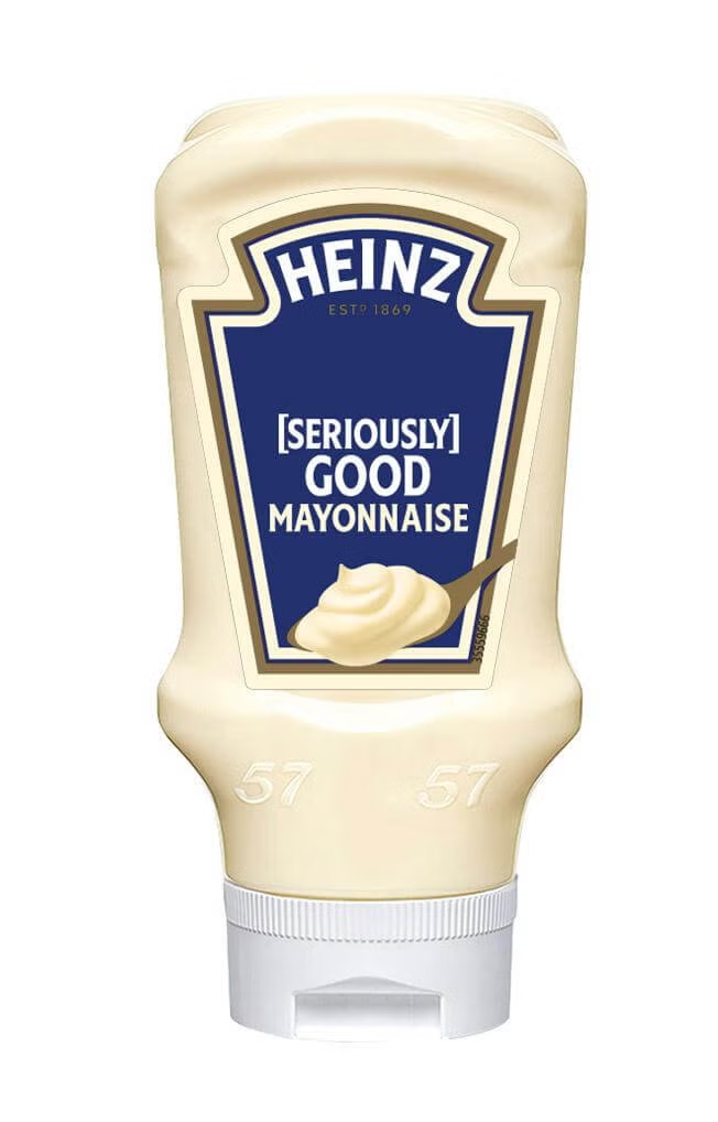 HEINZ PERSONALISED [SERIOUSLY] GOOD MAYONNAISE 400ml