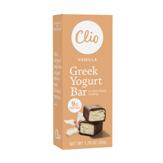 Clio Vanilla Greek Yogurt Bar