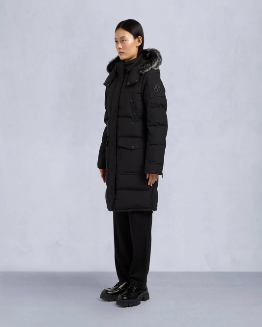 ONYX SHEARLING CAUSAPSCAL PARKA