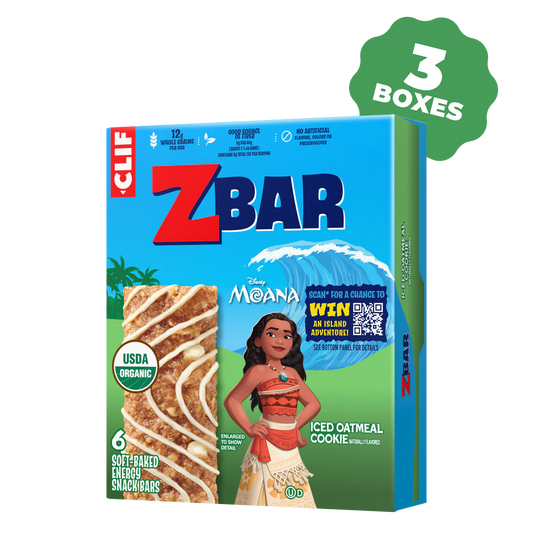 Zbar Iced Oatmeal Cookie Moana Bundle, 18 Bars