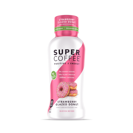 STRAWBERRY GLAZED DONUT SUPER COFFEE - 12 PACK
